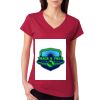 Junior Fit Softstyle Cotton V-Neck T-Shirt Thumbnail