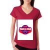 Junior Fit Softstyle Cotton V-Neck T-Shirt Thumbnail