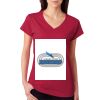 Junior Fit Softstyle Cotton V-Neck T-Shirt Thumbnail