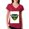 Junior Fit Softstyle Cotton V-Neck T-Shirt Thumbnail