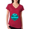 Junior Fit Softstyle Cotton V-Neck T-Shirt Thumbnail