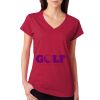 Junior Fit Softstyle Cotton V-Neck T-Shirt Thumbnail