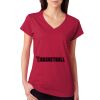 Junior Fit Softstyle Cotton V-Neck T-Shirt Thumbnail