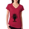 Junior Fit Softstyle Cotton V-Neck T-Shirt Thumbnail
