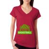 Junior Fit Softstyle Cotton V-Neck T-Shirt Thumbnail