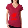 Junior Fit Softstyle Cotton V-Neck T-Shirt Thumbnail
