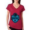 Junior Fit Softstyle Cotton V-Neck T-Shirt Thumbnail