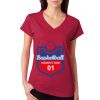 Junior Fit Softstyle Cotton V-Neck T-Shirt Thumbnail