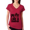 Junior Fit Softstyle Cotton V-Neck T-Shirt Thumbnail