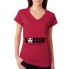 Junior Fit Softstyle Cotton V-Neck T-Shirt Thumbnail