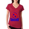 Junior Fit Softstyle Cotton V-Neck T-Shirt Thumbnail