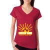 Junior Fit Softstyle Cotton V-Neck T-Shirt Thumbnail