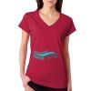 Junior Fit Softstyle Cotton V-Neck T-Shirt Thumbnail