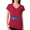 Junior Fit Softstyle Cotton V-Neck T-Shirt Thumbnail