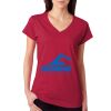 Junior Fit Softstyle Cotton V-Neck T-Shirt Thumbnail